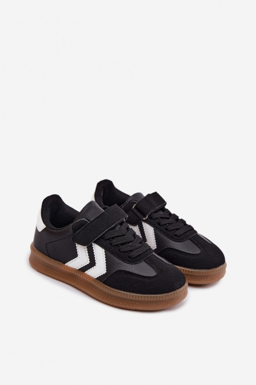 Sneakers modeļa apavi Bērnu apavi melnas krāsas Meressa