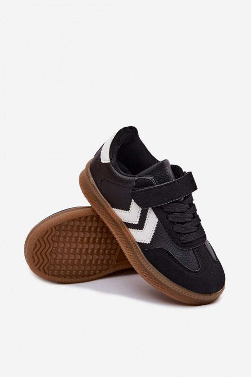 Sneakers modeļa apavi Bērnu apavi melnas krāsas Meressa