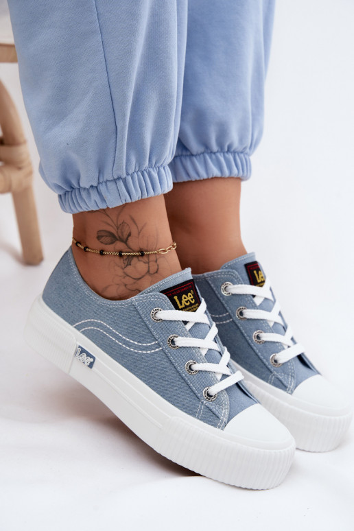 sieviešu puszābaki ar platformu LEE ISLA C INOMEN LOIN 50261002.21H Džinsa auduma