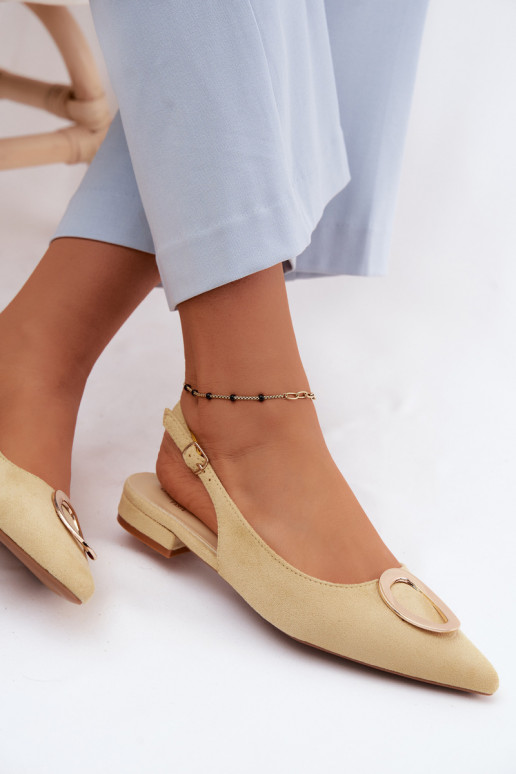 Sieviešu basenes ar platiem papēžiem ar ornamentiem Dzelteni Sparkle