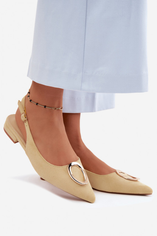 Sieviešu basenes ar platiem papēžiem ar ornamentiem Dzelteni Sparkle