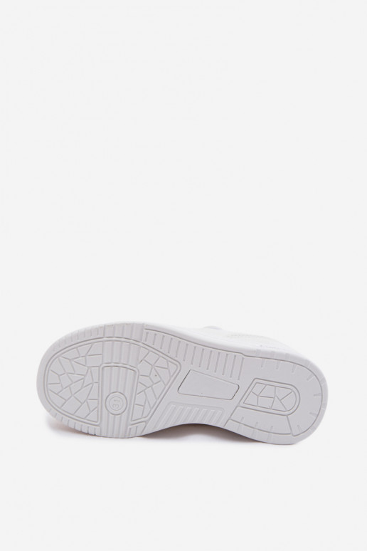 Sneakers modeļa apavi Bērnu apavi ar lipīgām aizdarēm baltas krāsas Neressa