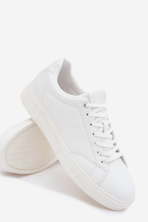 Sneakers modeļa apavi vīriešiem LEE GLENN MEN LOIN50261026.03A baltas krāsas