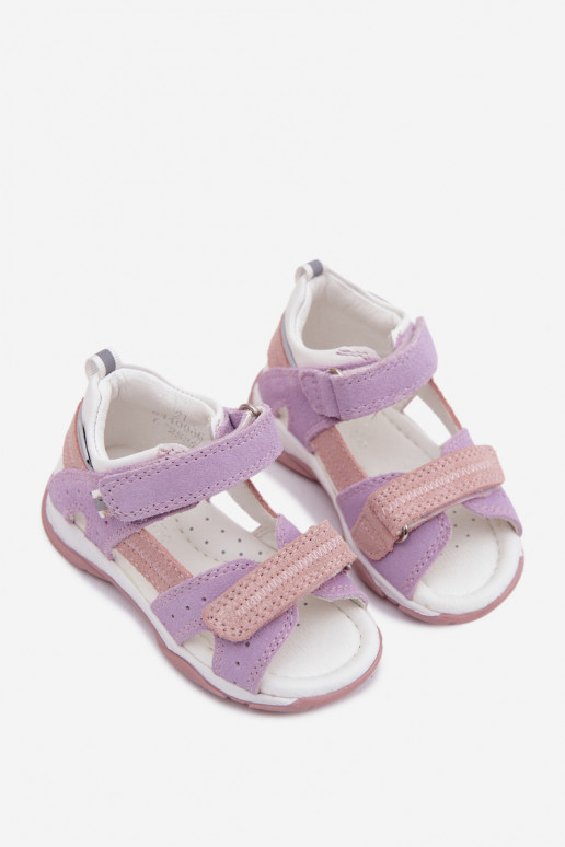 Āda Zamšādas basenes bērniem Bartek 84409-66 Violeta krāsa