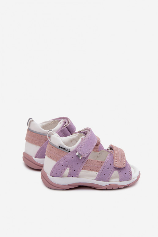 Āda Zamšādas basenes bērniem Bartek 84409-66 Violeta krāsa