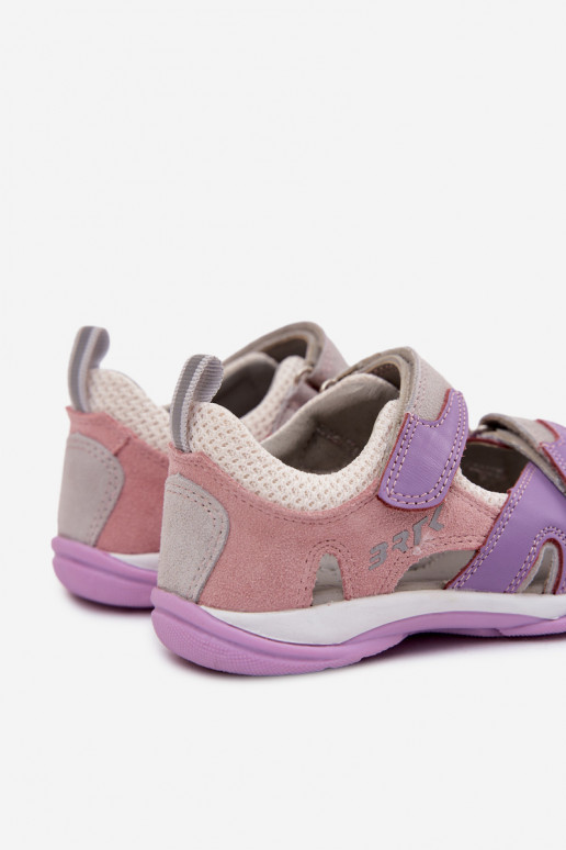sandales bērniem Āda Bartek 84413-85 Violeta krāsa