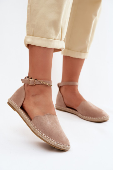 EspadrillesImitacji zamšādasu Vinceza 23-34594 smilšu krāsas 2