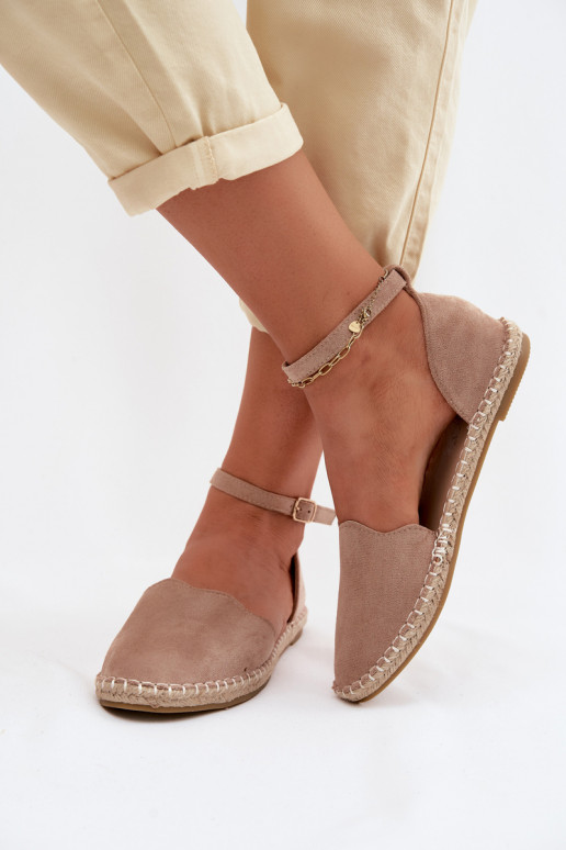 EspadrillesImitacji zamšādasu Vinceza 23-34594 smilšu krāsas