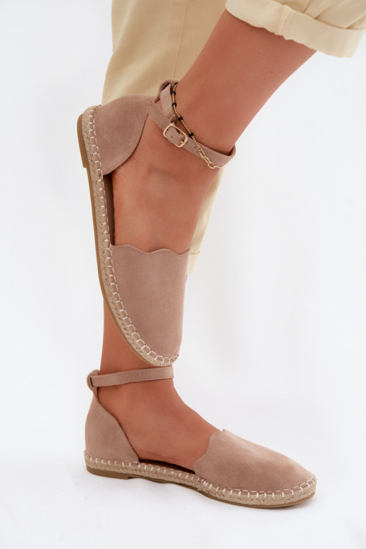 EspadrillesImitacji zamšādasu Vinceza 23-34594 smilšu krāsas