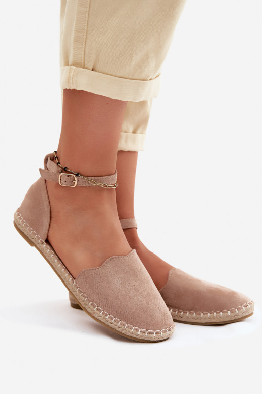 EspadrillesImitacji zamšādasu Vinceza 23-34594 smilšu krāsas