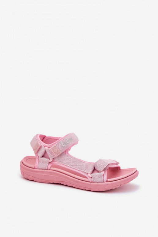 Sieviešu basenes Auduma ar lipīgām aizdarēm Lee Cooper LCIN-25-34-3561L Rozā krāsas
