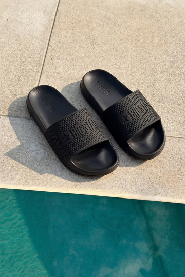 vīriešu čības uz vieglas zoles Big Star SS174356 melnā krāsā