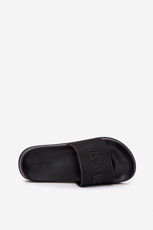 vīriešu čības uz vieglas zoles Big Star SS174356 melnā krāsā