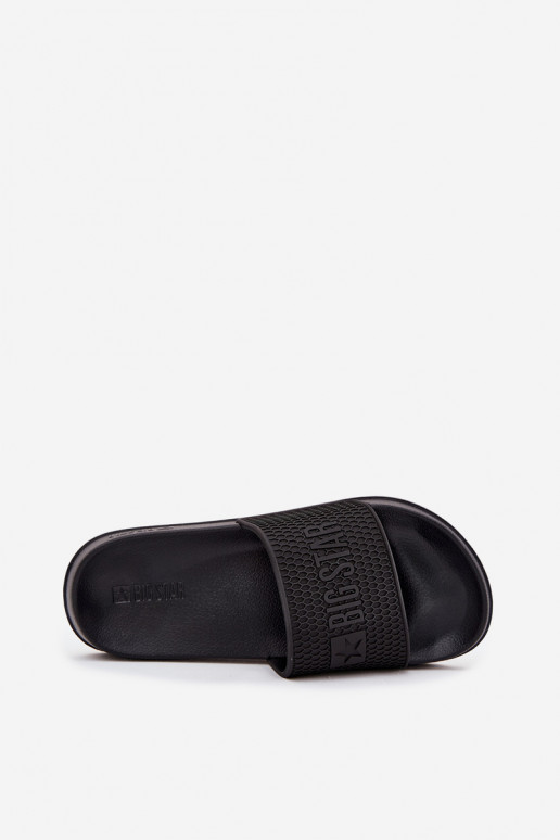 vīriešu čības uz vieglas zoles Big Star SS174356 melnā krāsā