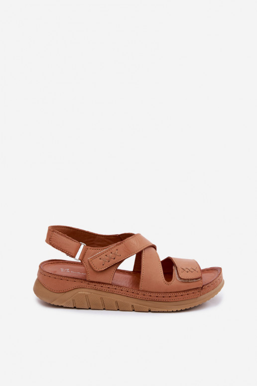 Brūnas platformas sandales Tai turiciejka L4496-29