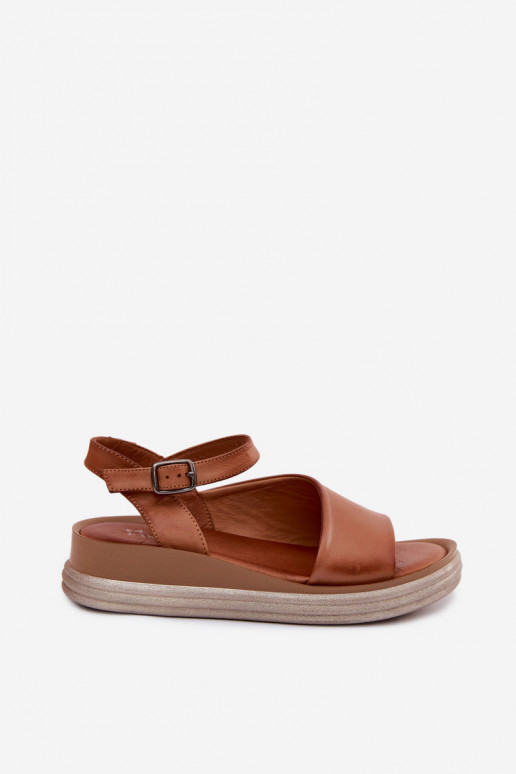 Brūnas platformas sandales Tai turiciejka L7629-29