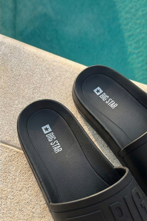 Čības  Big Star Gumijas melnas krāsas DD174690