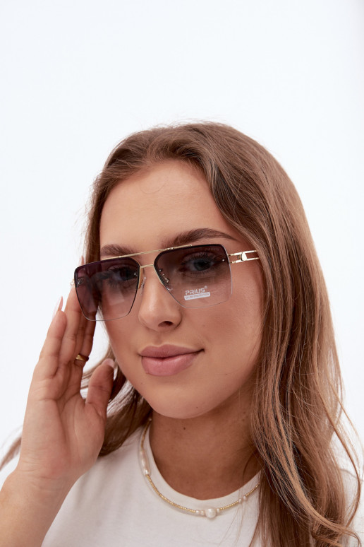 Saulesbrilles ar UV filtru haki krāsā