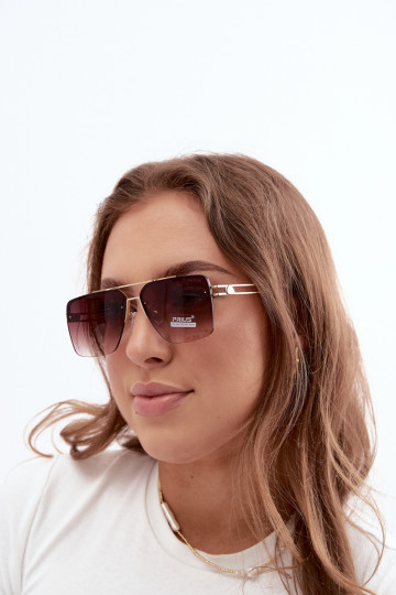 Saulesbrilles ar UV filtru brūnā krāsā