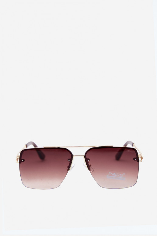 Saulesbrilles ar UV filtru brūnā krāsā