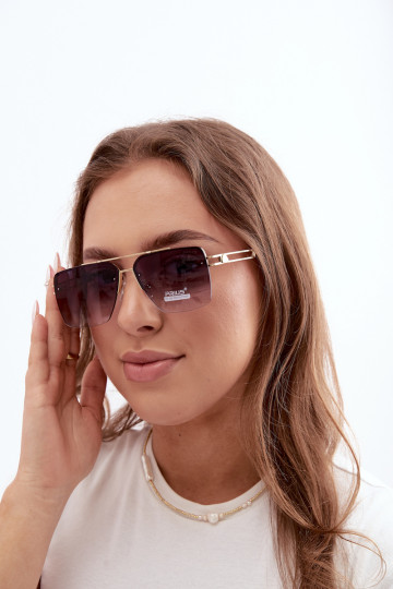 Saulesbrilles ar UV filtru tumši zila krāsā