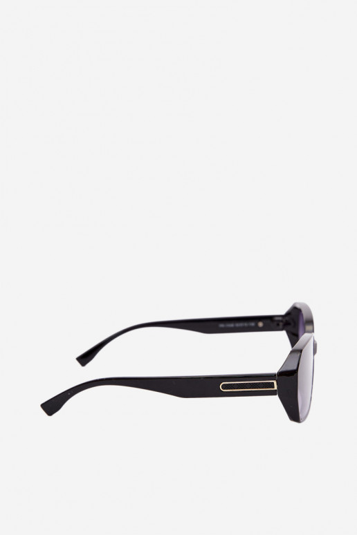 Sieviešu saulesbrilles ar UV filtru melnā krāsā