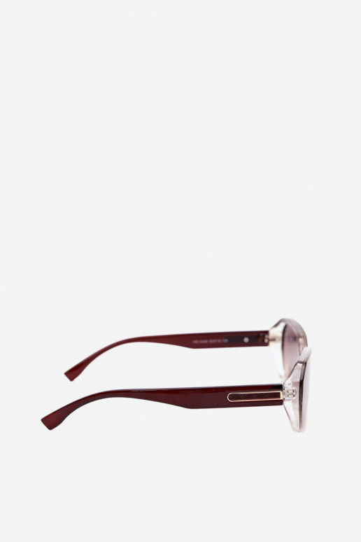 Sieviešu saulesbrilles ar UV filtru brūnā krāsā
