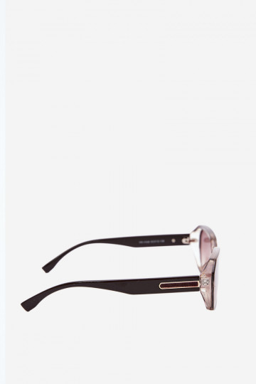 Sieviešu saulesbrilles ar UV filtru tumši brūnā krāsā 2