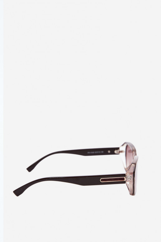 Sieviešu saulesbrilles ar UV filtru tumši brūnā krāsā