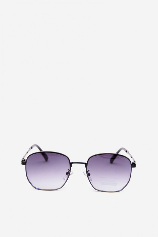 Saulesbrilles ar plānām rāmēm UV 400 melnā krāsā