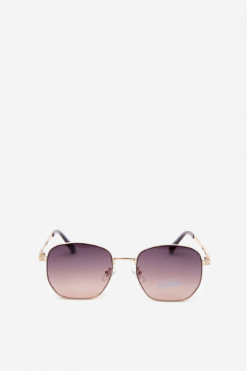 Saulesbrilles ar plānām rāmēm UV 400 brūnā krāsā 2