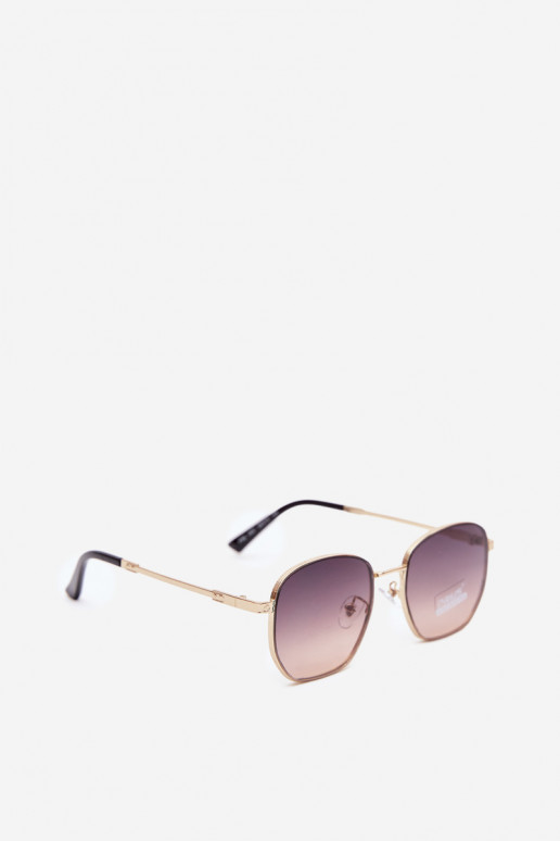 Saulesbrilles ar plānām rāmēm UV 400 brūnā krāsā