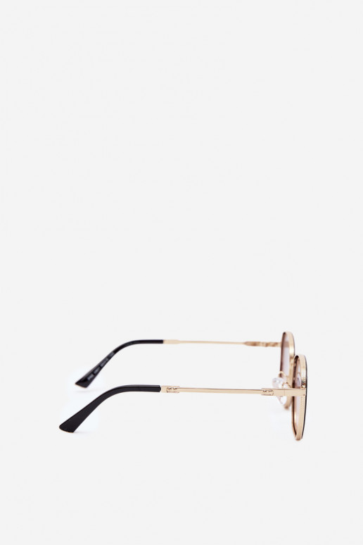 Saulesbrilles ar plānām rāmēm UV 400 brūnā krāsā