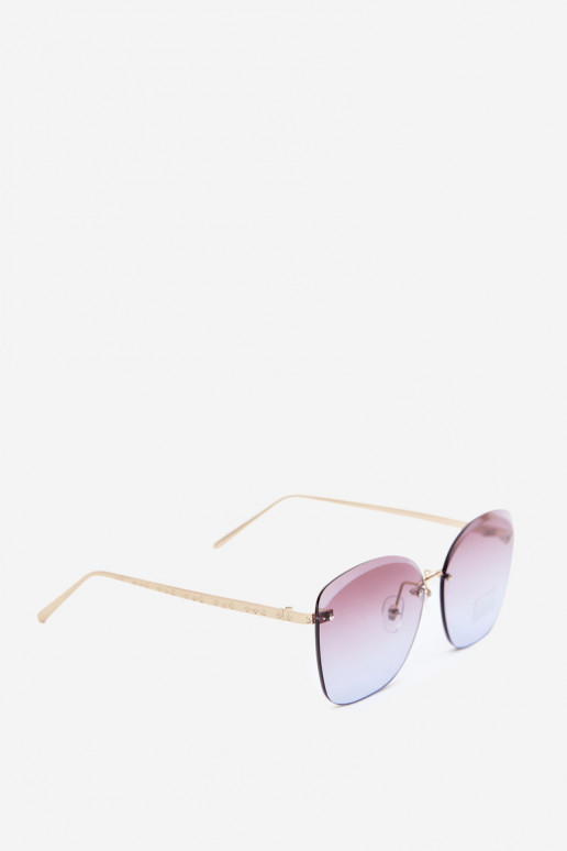 Saulesbrilles bez rāmja ar UV 400 filtru violetas