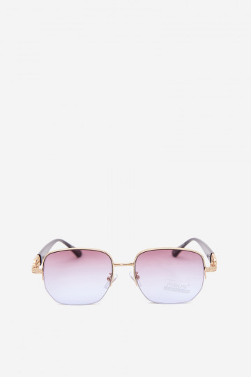 Saulesbrilles ar plānām rāmēm un UV filtru, purpura 2