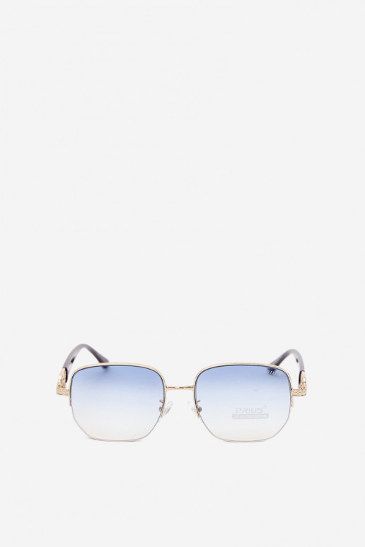 Saulesbrilles ar plānām rāmēm un UV filtru, zilas