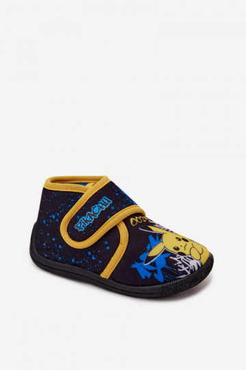 Zēnu čības ar velcro Pikachu dzeltenas