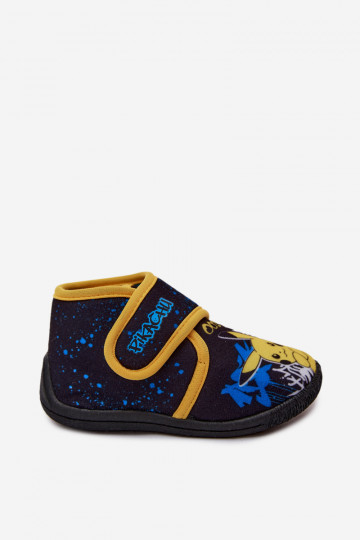 Zēnu čības ar velcro Pikachu dzeltenas 2