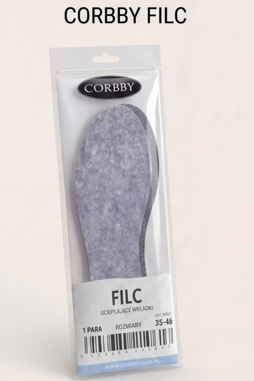 Corbby FILC | Filca pretslīdēšanas sildošās zolītes