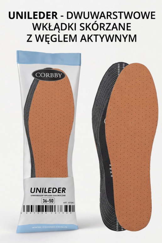 CORBBY UNILEDER ādas universālie ieliktņi