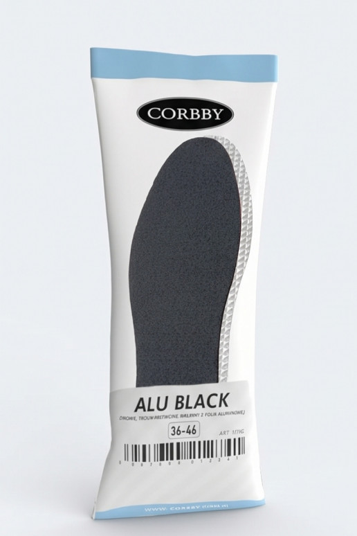 Corbby ALU BLACK Trīsslāņu ieliktņi ar alumīnija foliju