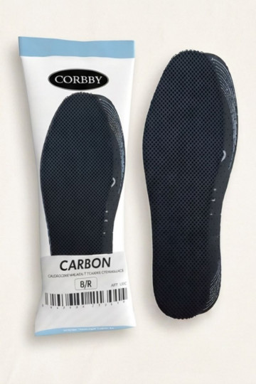 Corbby CARBON ieliktņi ar starplikas audumu un aktivēto ogli