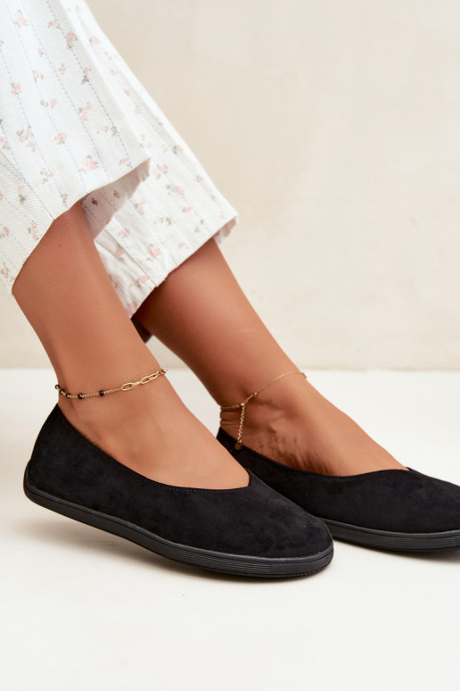 Melnas barefoot balerīnas Hollin