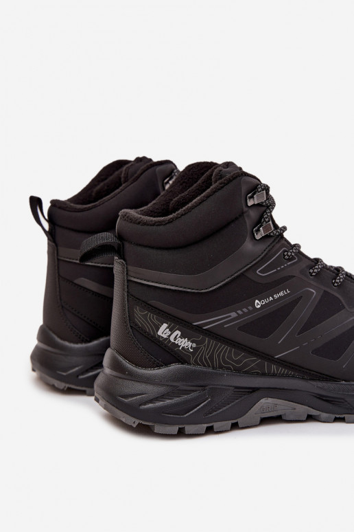 sieviešu siltināti pārgājienu zābaki Lee Cooper LCJ-25-01-3710 melnā krāsā