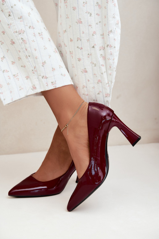 Vinceza 62328 bordo lakoti zābaki