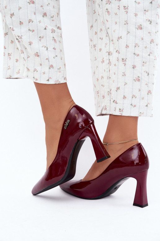 Vinceza 62328 bordo lakoti zābaki