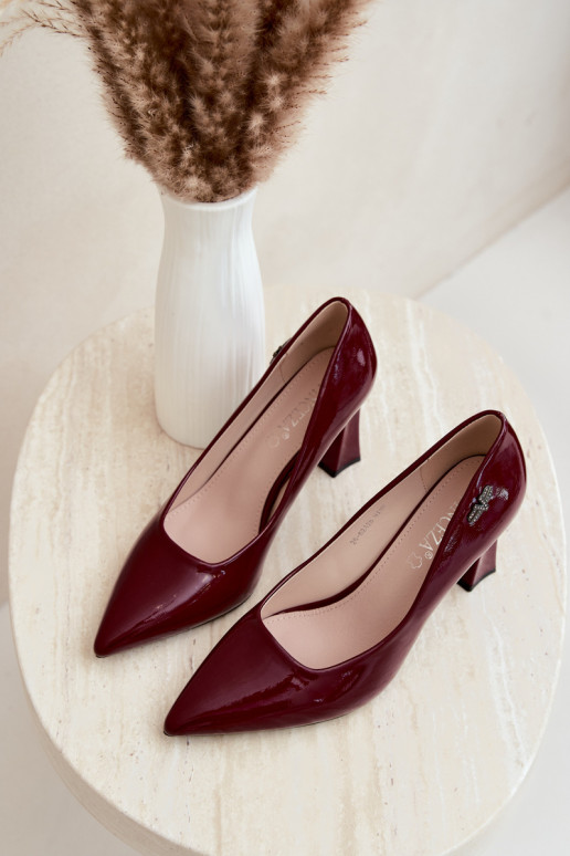Vinceza 62328 bordo lakoti zābaki
