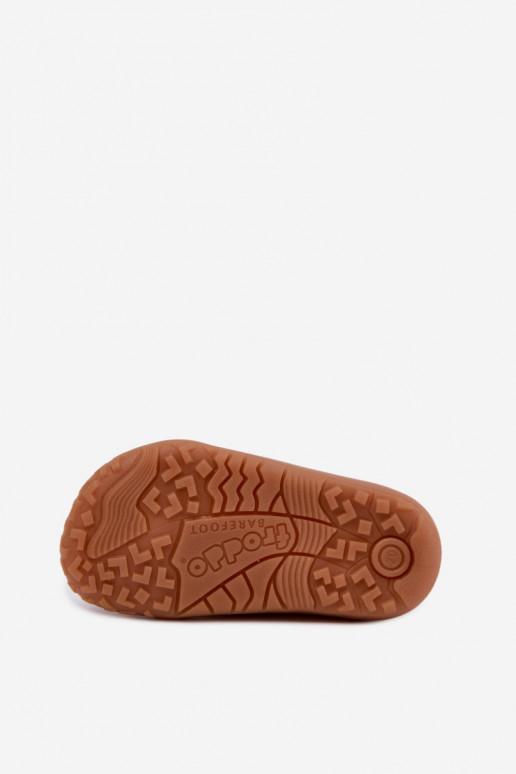 Bērnu Barefoot čības ar dinozauriem Froddo Canvas G1700440-31 Pelēkas