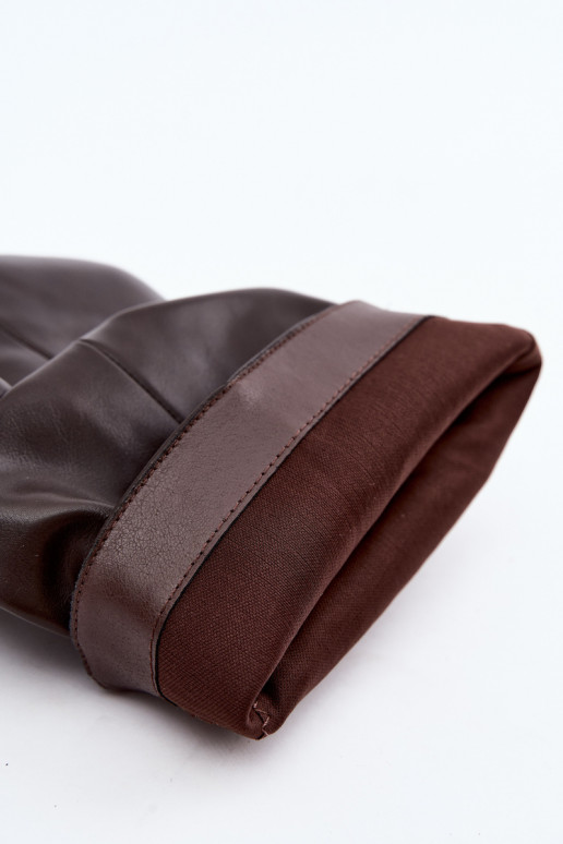 Slouchy zābaki ar platformu šokolādes krāsā Ilyna