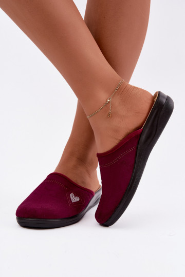 Čības bordo krāsā Inblu CF000052
